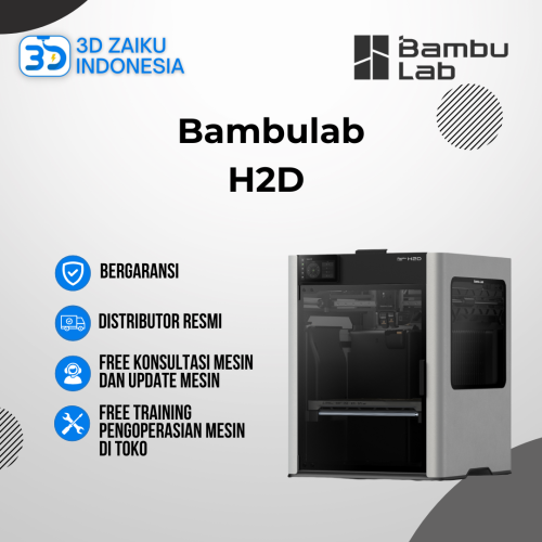 Bambulab H2D Dual Nozzle Auto Calibration with Closed Loop Motor and Heated Chamber